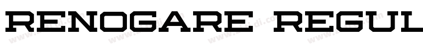Renogare Regular字体转换